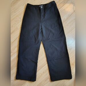 Maurices Black Capri Wide Leg Pants